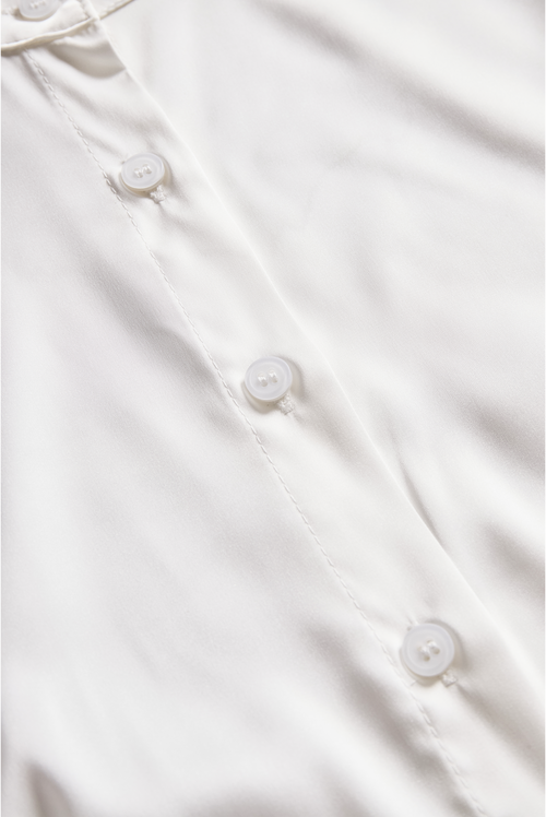 Luxurious Silk Satin Blouse with a Tailored Fit