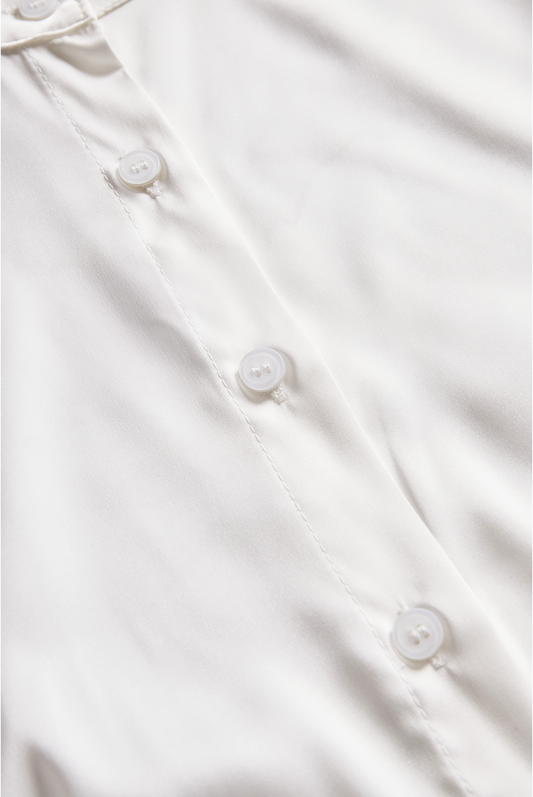 Luxurious Silk Satin Blouse with a Tailored Fit