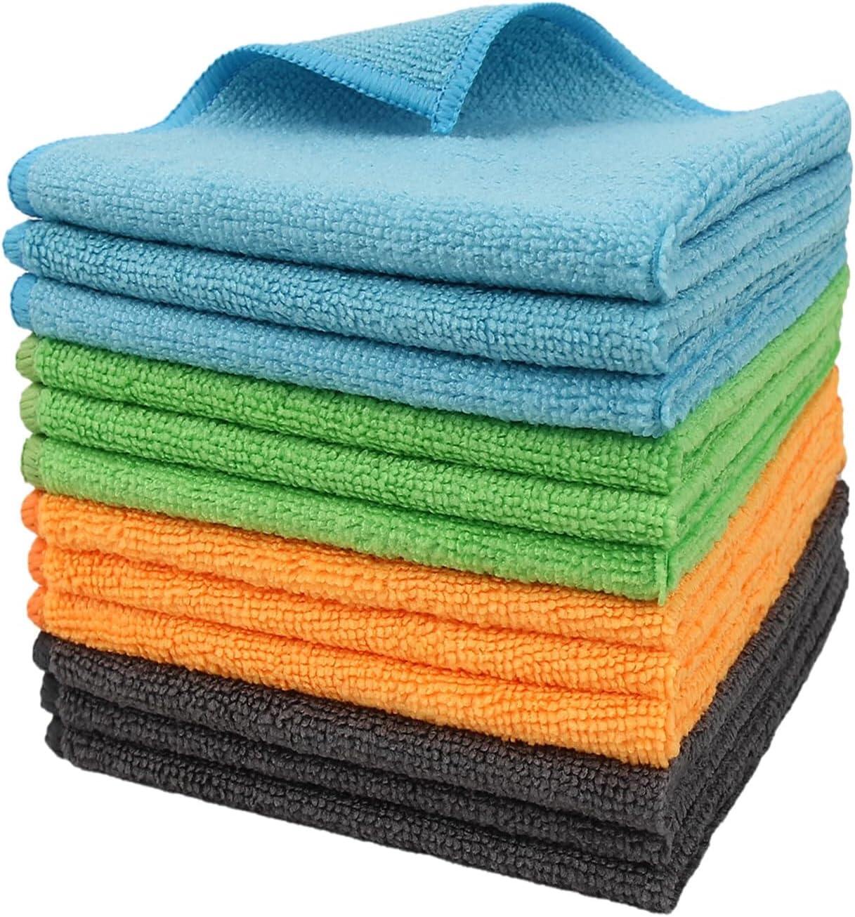 Clean 50PK Profesional Resuable Lint Free Microfiber Edgeless Cleaning Cloth