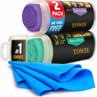 Free Shammy Cloth for Car Drying