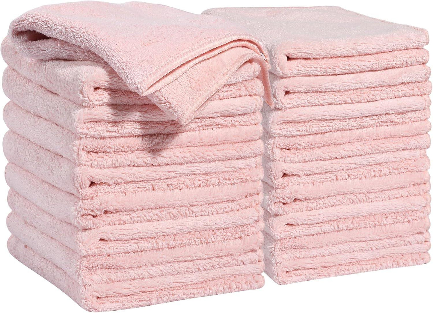 18 Pack Microfiber Cleaning Cloth, Kitchen Towels for Dish Drying Washing