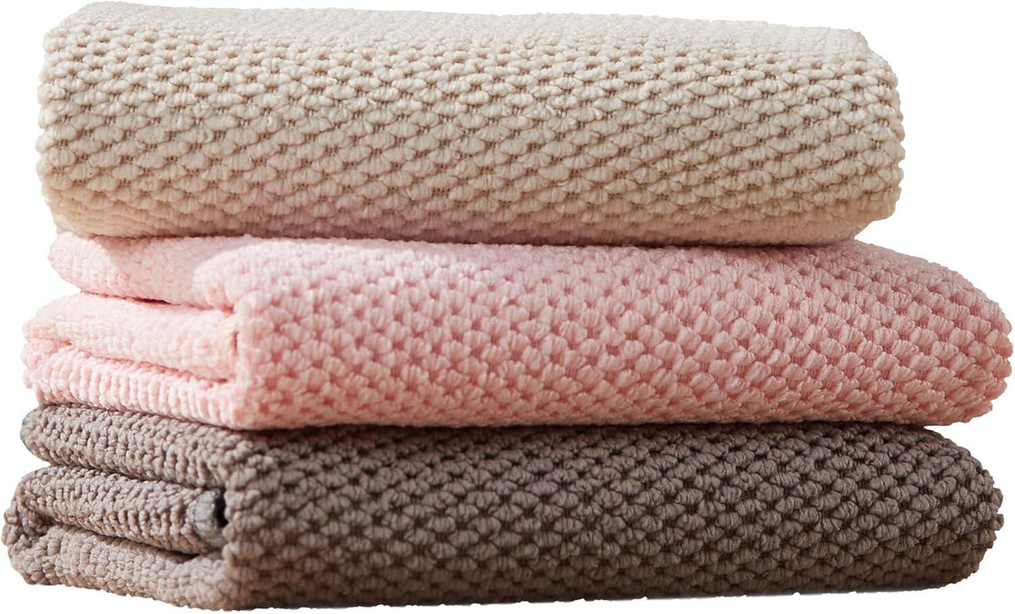 18 Pack Microfiber Cleaning Cloth, Kitchen Towels for Dish Drying Washing