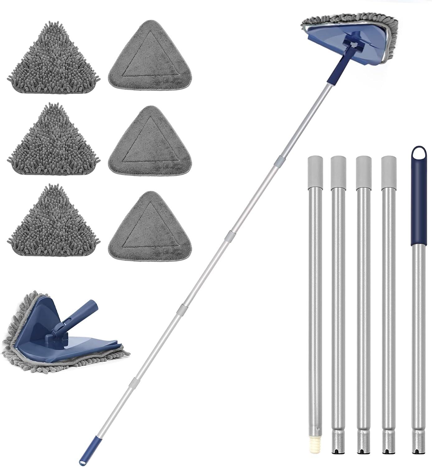 Wall Cleaner Mop with Long Handle 82 Inches