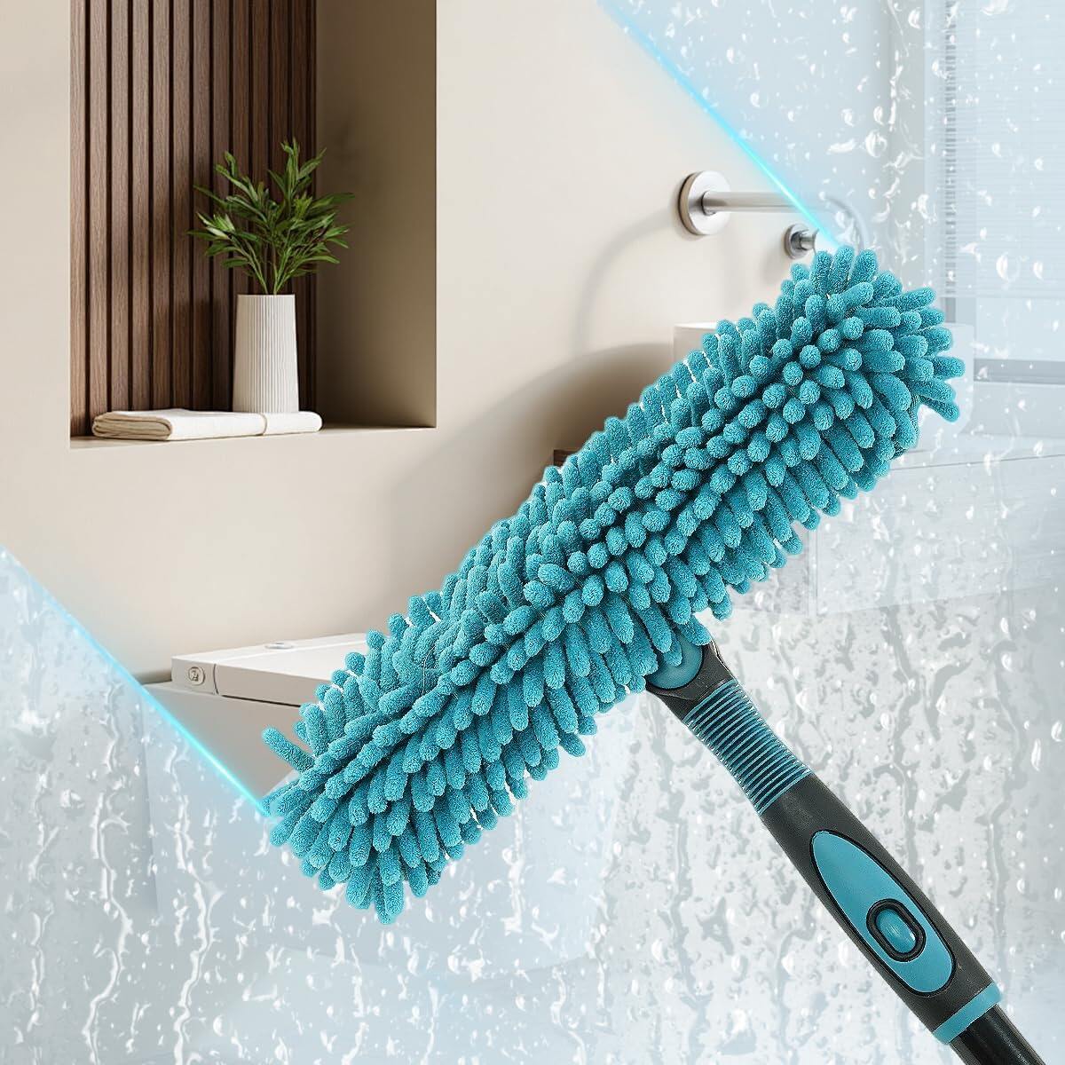 Professional 2-in-1 Window Squeegee Cleaner Tool