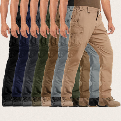 Men's Ripstop Tactical Pants, 9 Pockets,Water Repellent, Cargo Pants for Work, Hiking, Hunting