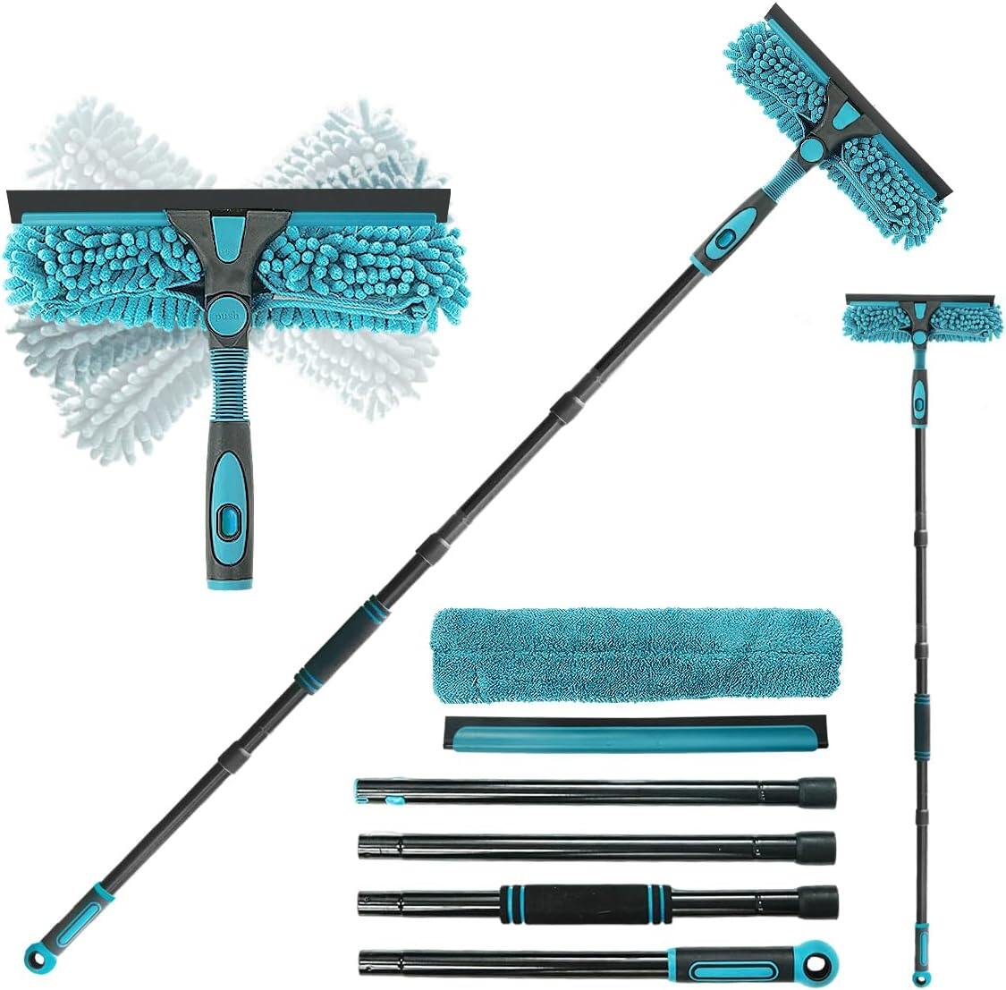 Professional 2-in-1 Window Squeegee Cleaner Tool