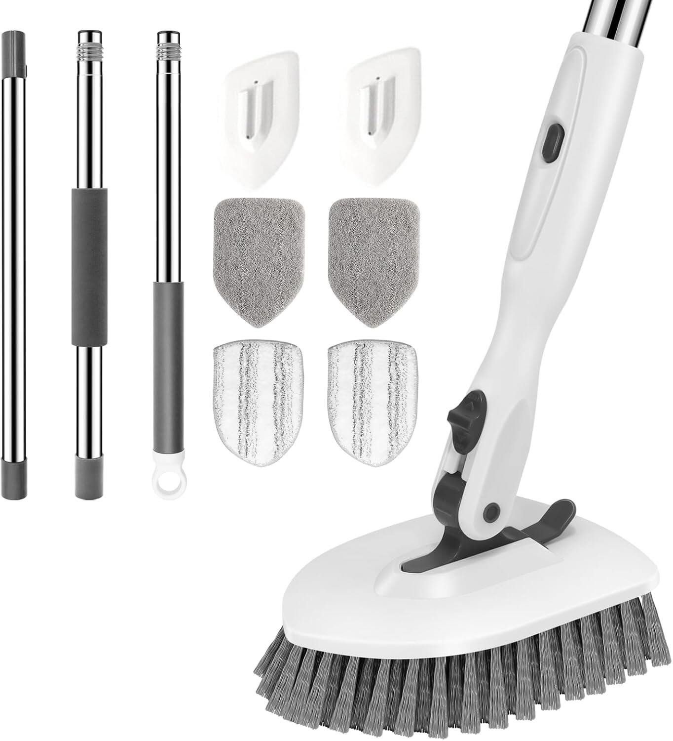 Tile Tub Scrubber Brush 3-in-1 Shower Scrubber
