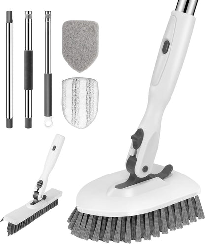 Tile Tub Scrubber Brush 3-in-1 Shower Scrubber