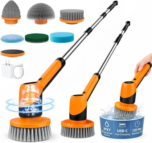 Electric Spin Scrubber for Bathroom