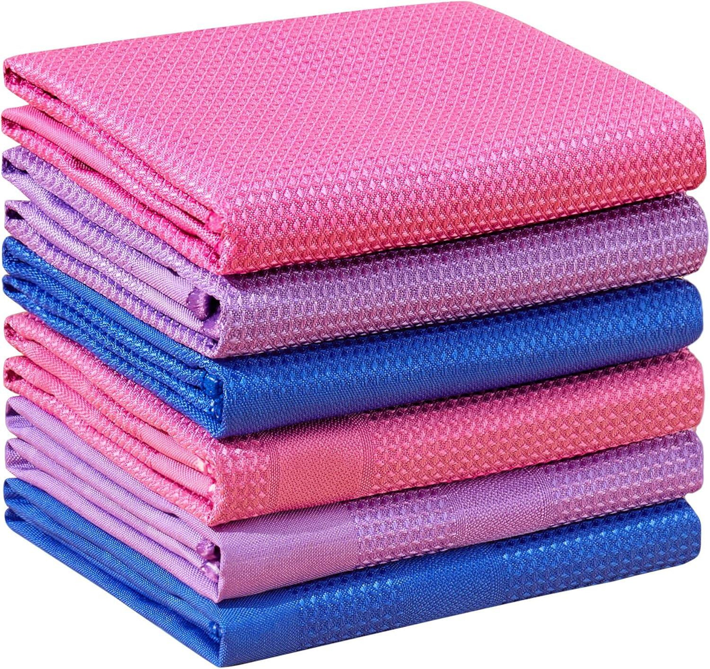 18 Pack Microfiber Cleaning Cloth, Kitchen Towels for Dish Drying Washing