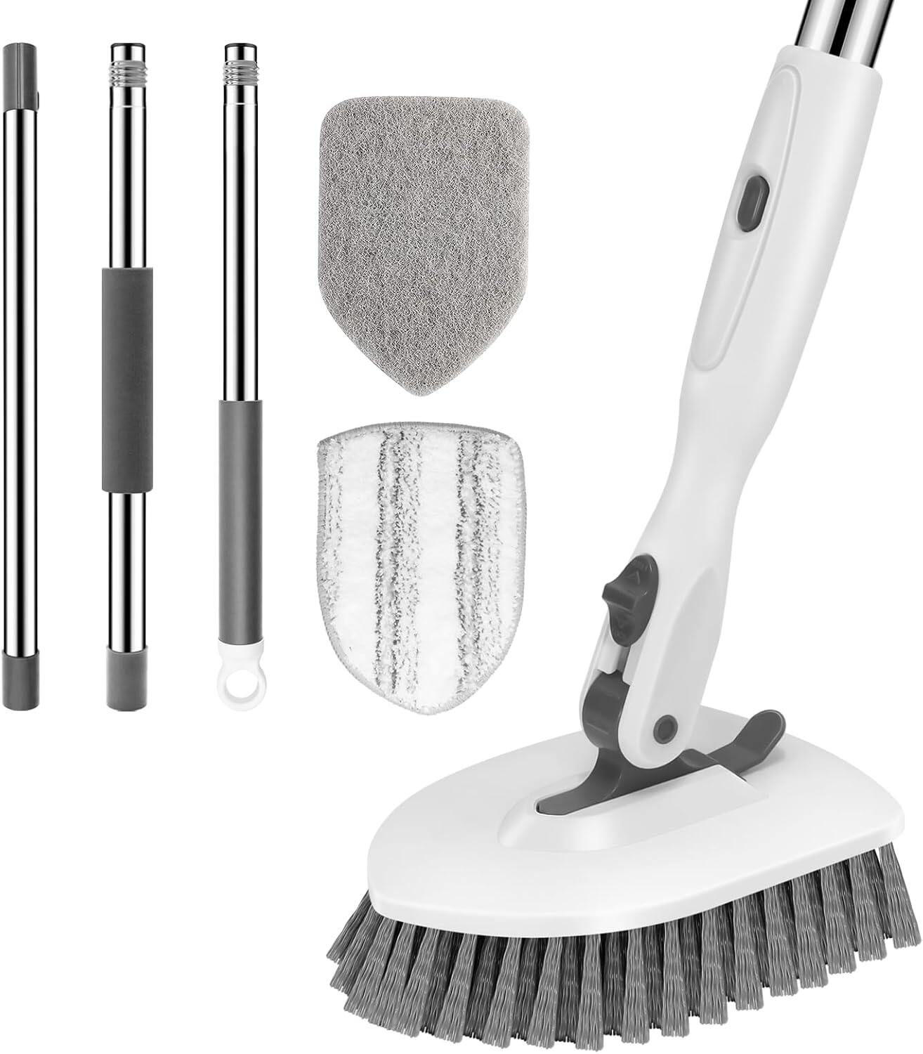 Tile Tub Scrubber Brush 3-in-1 Shower Scrubber