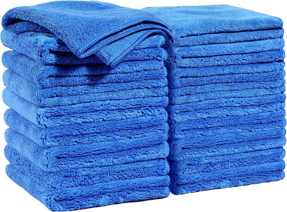 18 Pack Microfiber Cleaning Cloth, Kitchen Towels for Dish Drying Washing