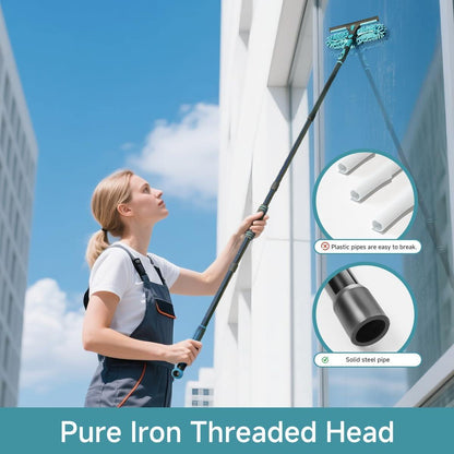 Professional 2-in-1 Window Squeegee Cleaner Tool