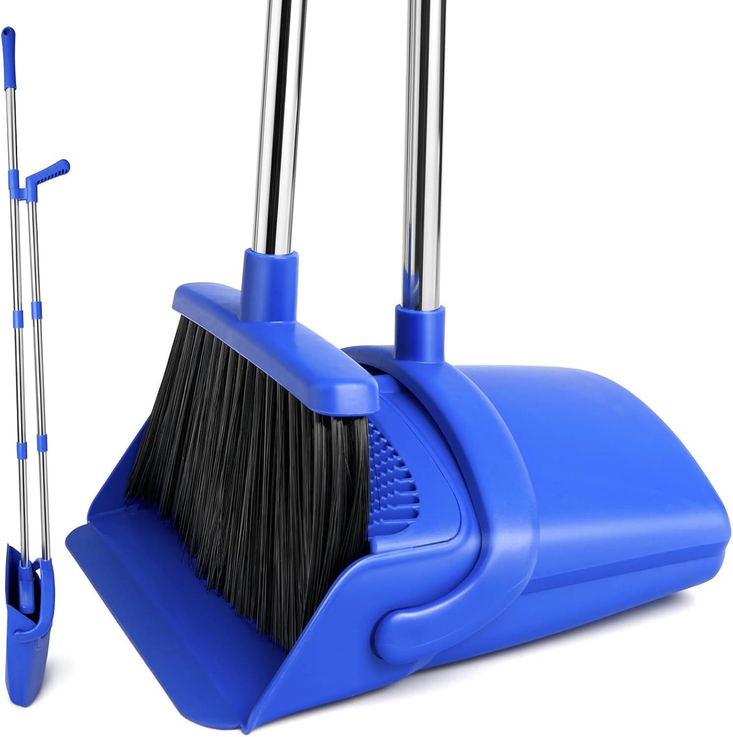 Broom and Dustpan Set with Long Handle