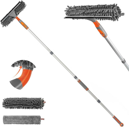 Squeegee Window Cleaner 2 in 1 Rotatable Window Cleaning Tool Kit