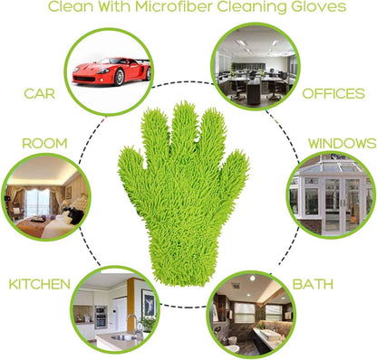 Microfiber Dusting Glove for Kitchen and Home
