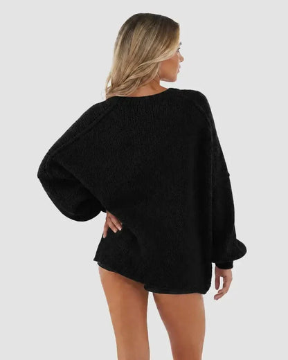 The Balloon Sleeve — Women's Oversized Cardigan Sweater